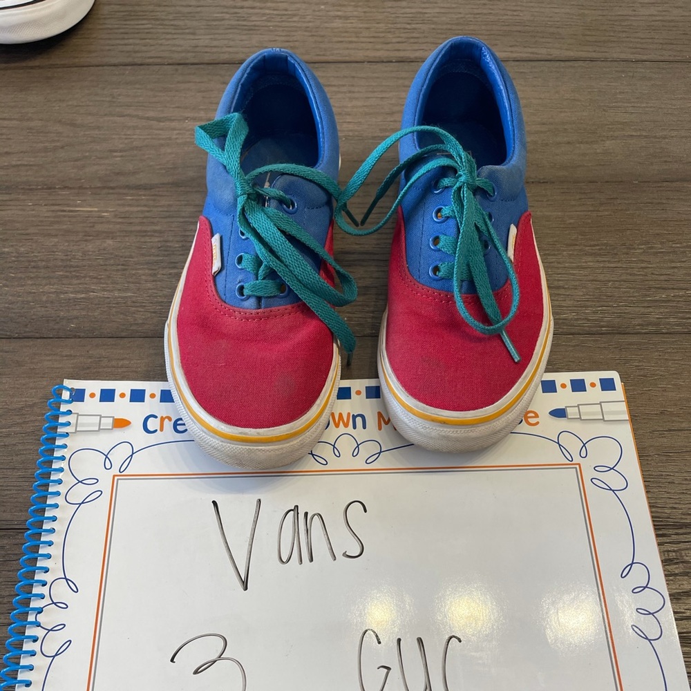 Vans size 3 big kids